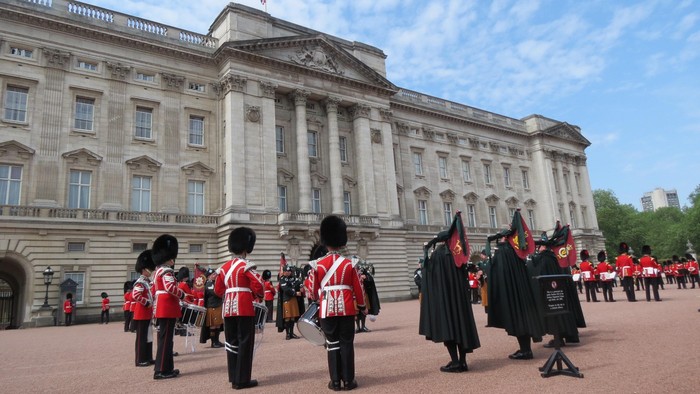 Upacara pergantian pasukan Istana Buckingham