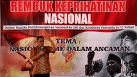 Mantan Kepala BNP2TKI Moh Jumhur Hidayat hadir dalam Rembuk Keprihatinan Nasional.