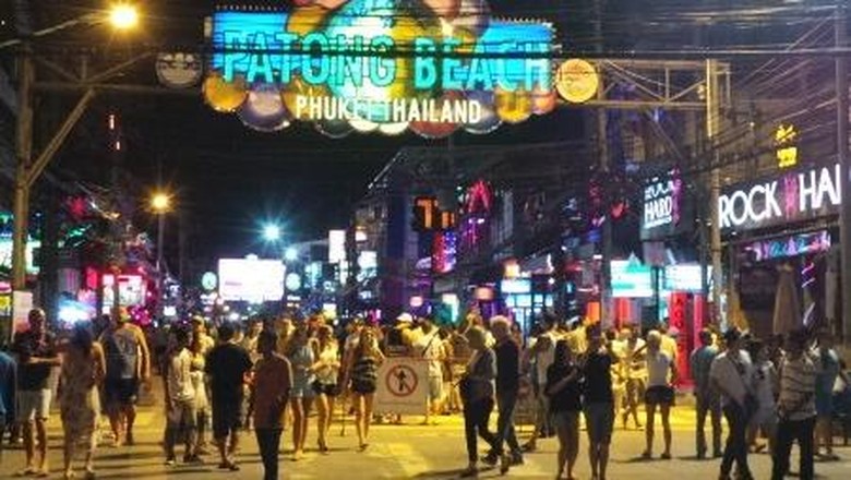 Patong Beachwalk Patong Beachwalk dunia malam di Phuket