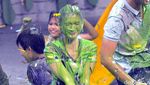 Hiiii... Melody JKT48 hingga Raffi Ahmad Berlendir Hijau