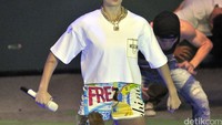Ia selalu tampil energik di panggung. Pool/Noel/detikFoto.