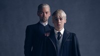 Draco Malfoy dan Scorpius. (Pottermore)