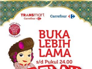 Transmart Carrefour Tawarkan Produk Ramadan di Jakarta Great Sale 2016