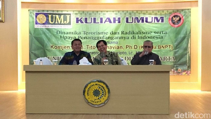 Cerita Pertobatan Mantan Napi Teroris Yudi Zulfahri di Depan Mahasiswa