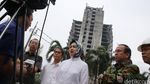 Airin Pantau Gedung Roboh di Bintaro