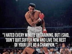 Meme Inspiratif Sang Juara Sejati, Muhammad Ali