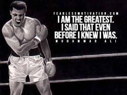 Meme Inspiratif Sang Juara Sejati, Muhammad Ali