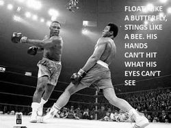 Meme Inspiratif Sang Juara Sejati, Muhammad Ali