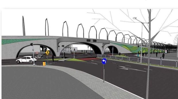 Desain jembatan Antapani, Bandung