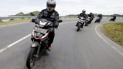 Honda Supra GTR 150 Taklukkan Kalimantan dan Sulawesi