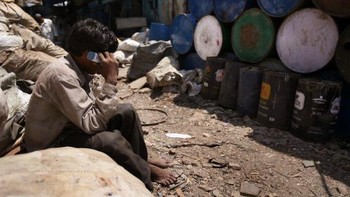 Kumuhnya Dharavi membuat wilayah ini sangat rentan wabah penyakit dan kebakaran. Foto: Getty Images