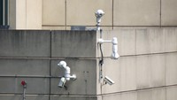 CCTV bertebaran di sekitar gedung. Gedung inti anti peluru, anti bom dan anti sadap (Fitraya/detikTravel)