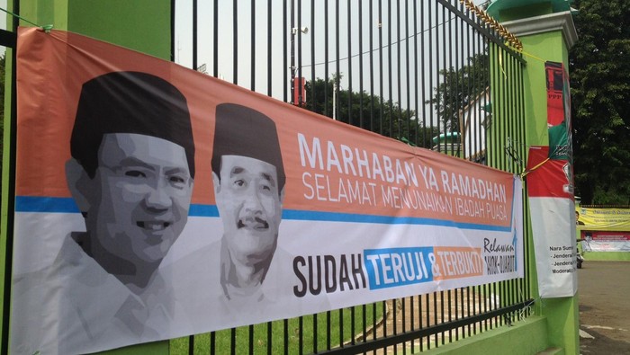 Politisi PDIP: Duet Ahok-Djarot Melengkapi, Tapi Spanduk di DPR Bukan dari Kami