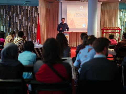 Untuk mempromosikan Indonesia, KBRI Berlin menggelar lomba pidato dalam bahasa Indonesia bagi warga asing. Lomba ini bertema 