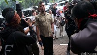 Kedatangan dia ini terkait unjuk rasa pekan lalu di depan KPK terkait Ahok.