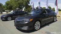 Mobil yang diuji adalah Acura RLX Sport Hybrid SH-AWD, yang dilengkapi dengan radar, Lidar, kamera dan sensor GPS. Foto: Honda Amerika