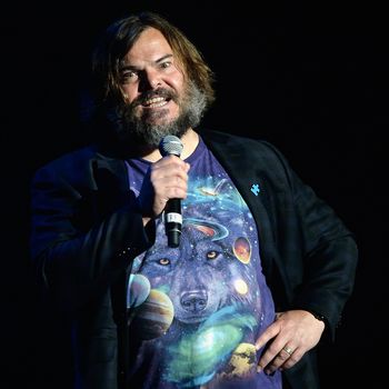 HOLLYWOOD, CA - MAY 21: Emcee Jack Black speaks onstage at the 4th Annual Light Up The Blues at the Pantages Theatre on May 21, 2016 in Hollywood, California. (Photo by Kevork Djansezian/Getty Images for Autism Speaks)