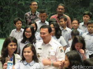Ditemui Anak SD, Ahok Ditanya Niatan Jadi Presiden dan Kenapa Suka Marah