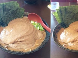 Wah, Ramen Ini Disajikan dengan Kuah Kental Mirip Lumpur!