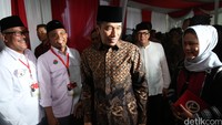 Presiden Joko Widodo (Jokowi) di kediaman Megawati, Jl Teuku Umar, Jakarta, Rabu (8/6/2016).