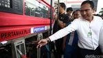 Pertamina Peragakan Cara Kerja Dispenser SPBU