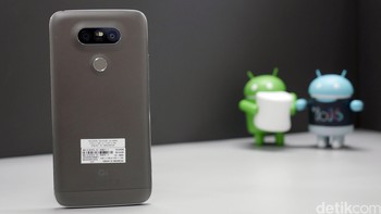 Konsep modular yang diusung oleh LG G5 mungkin banyak dinilai sebagai gimmick marketing saja. Lagipula selain mahal, modul G5 tidak langsung tersedia di pasaran. Foto: detikINET - Anggoro Suryo Jati