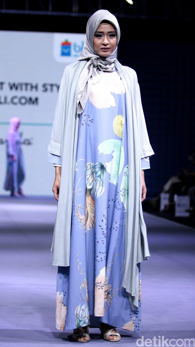 Ria Miranda for Blibli.com Muslim Fashion Festival 2016 at Plaza Selatan. Istora Senayan. Jakarta. [Foto: Mohammad Abduh/Wolipop]