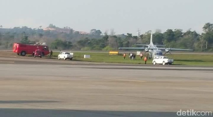 Pesawat TNI yang Tergelincir di Batam akan Menjemput Tahanan