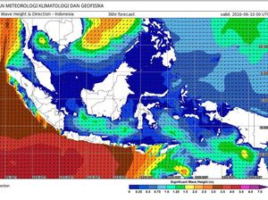 BMKG: 2 Hari ke Depan, Ada Potensi Gelombang Tinggi di Laut Indonesia