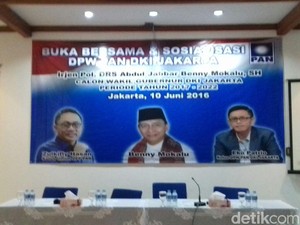 Gelar Buka Bersama, PAN Kenalkan Benny Mokalu sebagai Cawagub DKI