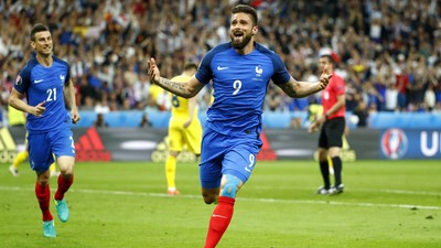 Prancis Tundukkan Rumania 2-1