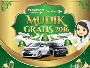 Laporan Mudik Gratis 2016 di Transmart Carrefour