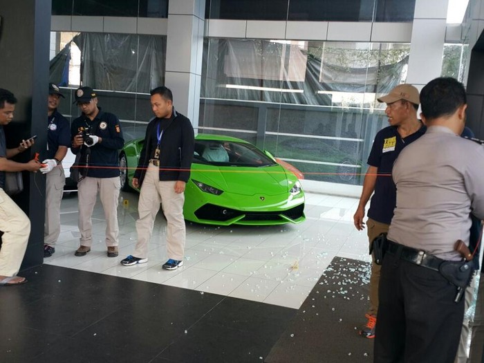 Showroom Lamborghini Jakarta Ditembak, Tak Ada Korban