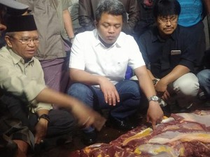 Cek Harga Daging, Ketua KPPU dan Wagub Sulsel Sidak RPH Makassar