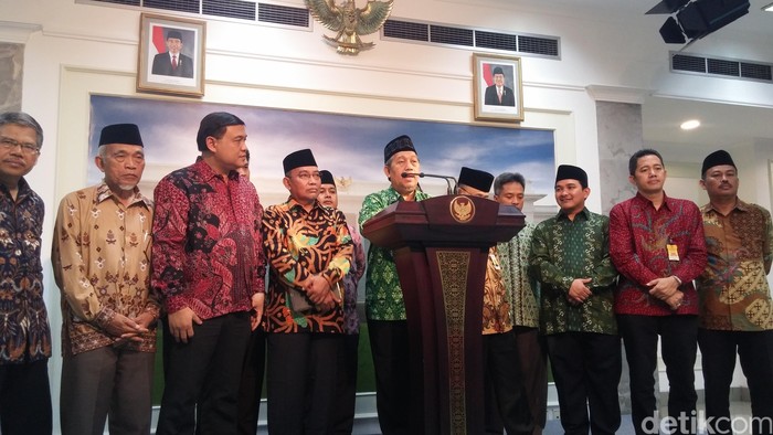 Ormas Mathlalul Anwar Temui Jokowi Tegaskan Dukungan Hingga Akhir Masa Jabatan