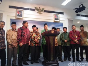 Ormas Mathlalul Anwar Temui Jokowi Tegaskan Dukungan Hingga Akhir Masa Jabatan