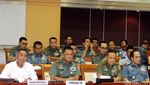 Menhan dan Panglima TNI Raker Dengan Komisi I