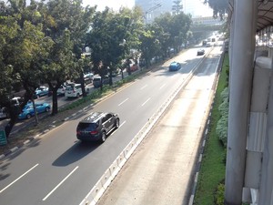 Biasanya Sering Ada Mobil Nakal, Busway Polda Metro-Bundaran Senayan Kini Steril