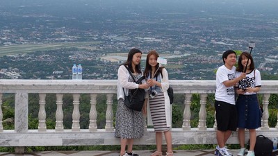 Indahnya Chiang Mai dari Ketinggian, Lihatlah dari Vihara Ini