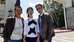 Luna Maya dan Hanung Eksis di Studio Sony Pictures Los Angeles