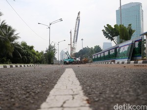 Jalur Cepat Cawang-Blok M di Lingkar Semanggi Ditutup Mulai Sabtu