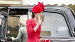 Stunning! Kate Middleton Menawan Berbusana Merah Menyala