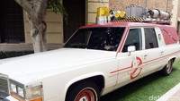 Mobil Ghostbusters tersebut terdapat di salah satu sudut markas Sony Pictures Entertainment.