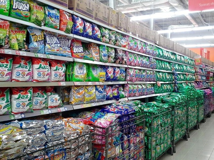 Gratis Detergent untuk Pembelian Produk Groseri di Transmart Carrefour