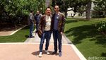 Luna Maya dan Hanung Eksis di Studio Sony Pictures Los Angeles