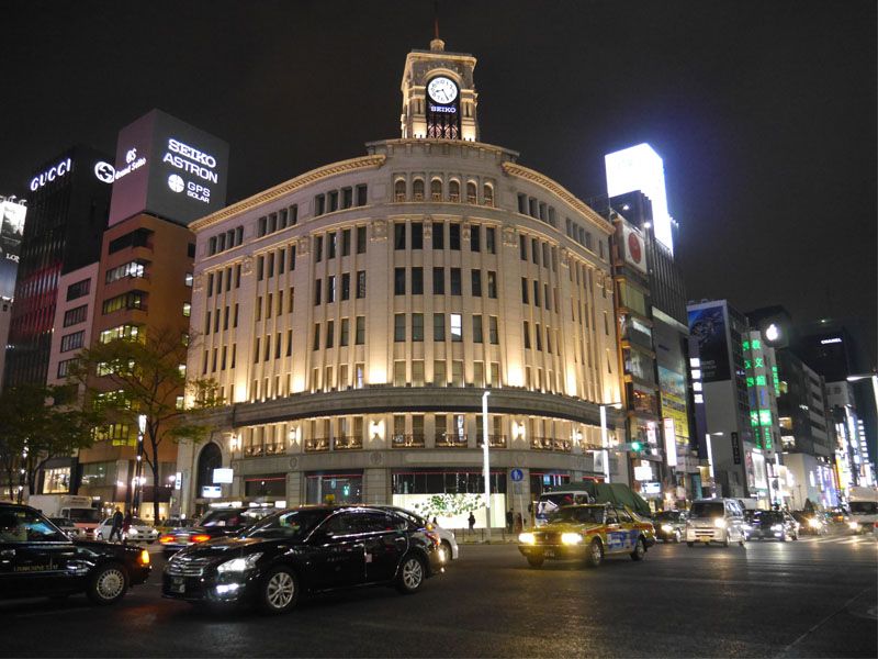 Pusat perbelanjaan di Tokyo