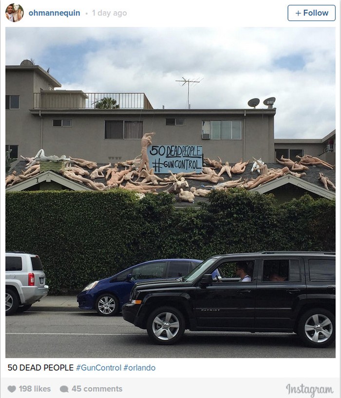 Respons Tragedi Orlando, Seniman Dunia Bikin Karya Seni