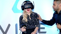 Game apa kira-kira yang membuat artis berusia 19 tahun itu berteriak? Randy Shropshire/Getty Images for Dell/detikFoto.