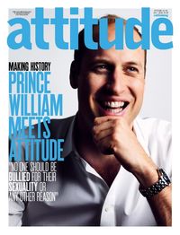 Pangeran William di sampul majalah LGBT Inggris Attitude pada 2016 lalu.