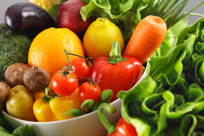 Fruits and vegetables